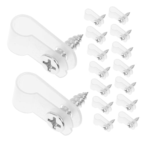 UKCOCO 100 Stück Lichtschlauch-Clip Drahtklemmen Dübelklemme für Rundkabel Kabeldrahtklammern Drahtwandklammern Kabelklemmen klar p-Klemmen Handseilklemme Wandclips Rostfreier Weiß UKCOCO 100 Stück Lichtschlauch-Clip Drahtklemmen Dübelklemme für Rundkabel Kabeldrahtklammern Drahtwandklammern Kabelklemmen klar p-Klemmen Handseilklemme Wandclips Rostfreier Weiß von UKCOCO