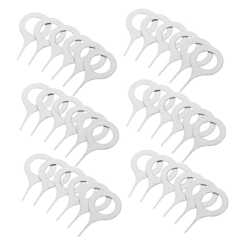 UKCOCO 100 Stück Nadel Zum Entfernen Von Handykarten SIM Karten Entfernungswerkzeug Öffnungswerkzeug SIM Adapter SIM Tool SIM Auswerferstift SIM Karten Auswurfstift Anti Verlust von UKCOCO