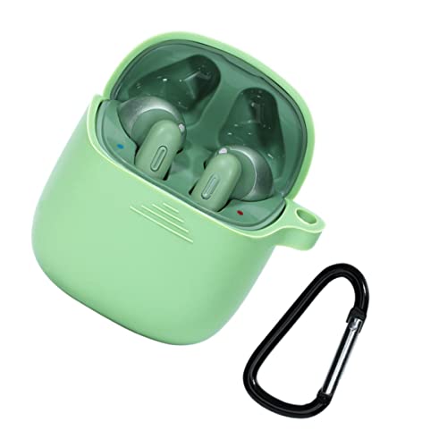 UKCOCO 1Pc Hülle Silikonkompatibel rutschfest mit Hüllenabdeckung Tunetws - Kabellose Ohrhörer Und Leichte Stoßfeste Tasche für Anti-Verlust-Kopfhörerhaut Grün von UKCOCO