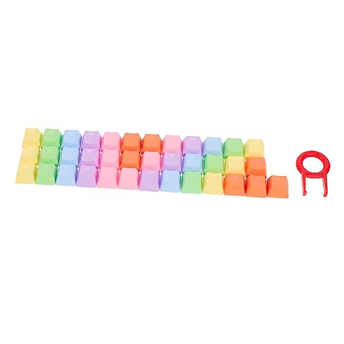 UKCOCO 2 Sätze Tastenkappe Farbige Tastatur Pudding Keycaps Keyset Ornament-sets Tastatur-dekor Heim Beleuchtete Tastatur Computertastaturen Tastatur Wechseln Schalter Haushalt Pbt von UKCOCO