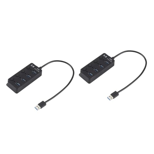 UKCOCO 2 Stück 4 USB-anschluss Handyladegerät USB-Adapter Laptop-ladegerät USB-Splitter Laptop-ladestation Plattenladegeräte Platte Ladegerät Ladestation Für Geräte USB-hub 12a Digital von UKCOCO