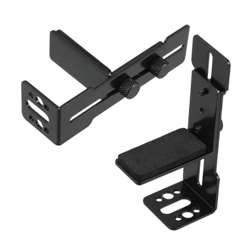 UKCOCO 2 Stück Grafikkartenhalterung Halterung Stütze Stabilisierung Grafikkarten Stütze Grafikkarten Unterstützung vertikale -Halterung -Klammer -Riser Metall Black von UKCOCO