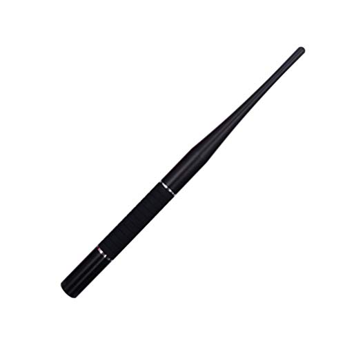 UKCOCO 2-in-1-Touchscreen-Stift mit scharfem Stift mit leitfähigem Stoffkopf Saugnapf -in-Eins-Stift (schwarz) von UKCOCO
