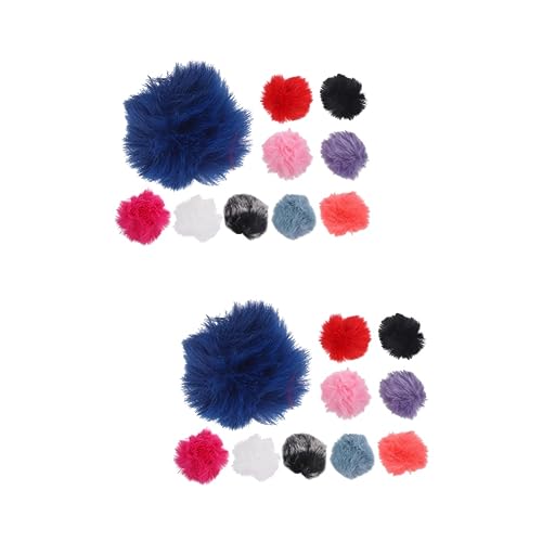 UKCOCO 2sets Revers Mikrofon Windschutz Pelzigen Abdeckung Für Revers Mic Winddicht Windschutz Muff 10 Stücke * 2 UKCOCO 2sets Revers Mikrofon Windschutz Pelzigen Abdeckung Für Revers Mic Winddicht Windschutz Muff 10 Stücke * 2 von UKCOCO