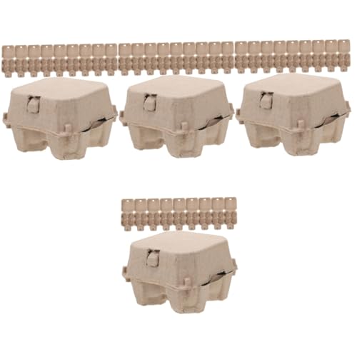 UKCOCO 200 Stk Brei-Eier-Tablett großer Eierkarton Campingpfannen Reisezubehör Kühlschrank leere Eierkartons Mini Eierkartons tragbar Eierplatte Kasten Enteneier Baby Eierregal Zellstoff UKCOCO 200 Stk Brei-Eier-Tablett großer Eierkarton Campingpfannen Reisezubehör Kühlschrank leere Eierkartons Mini Eierkartons tragbar Eierplatte Kasten Enteneier Baby Eierregal Zellstoff von UKCOCO