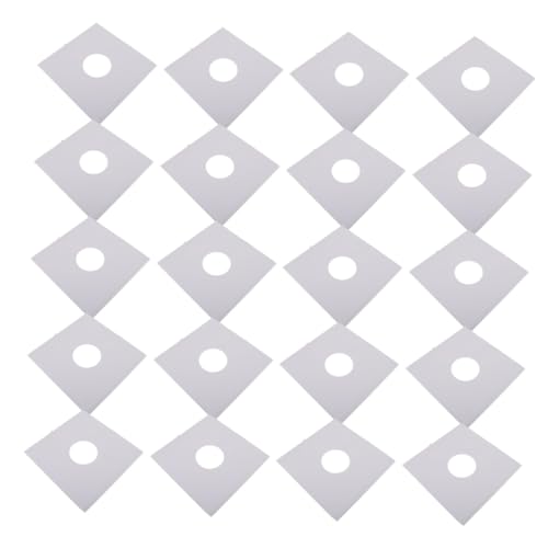 UKCOCO 20st Vinyl-schallplatten-papiertüte Vinyl-schallplattenhüllen Vinyls Barren Papiertüten Schallplattenhüllen Aus Pappe Äußere Aufzeichnen Taschen Schnell Schallplattenalben Weiß von UKCOCO