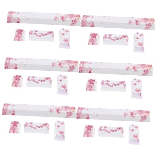 UKCOCO 24 Stk Tastenkappe Kappe Für Computertastatur Tastatur Wechseln Mechanische Tastaturkappen Pudding Tastaturkappen Ersetzen Ornament-sets Computer Tastatur Schutzfilm Scheinen von UKCOCO