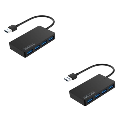 UKCOCO 2St USB-Splitter USB 3.0-Hub mit 4 Anschlüssen USB-Hub 4-Port-Daten-Hub Daten-Hub USB schnelle Geschwindigkeit Nabe Nabe von UKCOCO