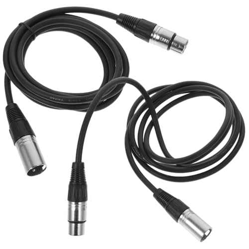 UKCOCO 2Stücke Mikrofonkabel Xlr Symmetrisches Audiokabel für Mixer und Mikrofone Hochwertige Audioübertragung Langlebig und Einfach zu Bedienen von UKCOCO