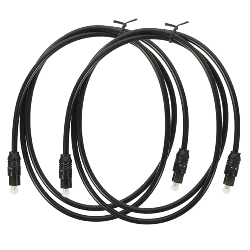 UKCOCO 2Stücke Optisches Audiokabel für Fernseher Audio Kabel mit Hoher Übertragungsfrequenz Kompatibel mit Top Boxen Video Rekordern Digitalen Tvs UKCOCO 2Stücke Optisches Audiokabel für Fernseher Audio Kabel mit Hoher Übertragungsfrequenz Kompatibel mit Top Boxen Video Rekordern Digitalen Tvs von UKCOCO