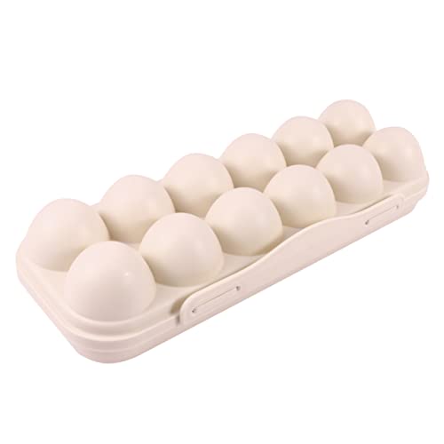 UKCOCO 2st Eierkartons Klarer Behälter Aufbewahrungsboxen Mit Deckel Einwegbehälter Behälter Mit Deckel Eierverschlussbehälter Eierlocher Kühlschrank Lebensmittel von UKCOCO
