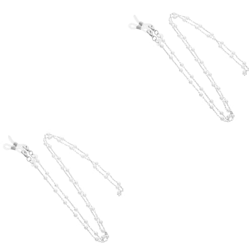 UKCOCO 2st Kopfhörerkette Brillenkette Ohrstöpsel Drahtlos Rutschfestes Dekoratives Schlüsselband Halteband Für Ohrstöpsel Perlenhalsband Gehörschutzstöpsel Lesebrille Legierung Kabellos UKCOCO 2st Kopfhörerkette Brillenkette Ohrstöpsel Drahtlos Rutschfestes Dekoratives Schlüsselband Halteband Für Ohrstöpsel Perlenhalsband Gehörschutzstöpsel Lesebrille Legierung Kabellos von UKCOCO