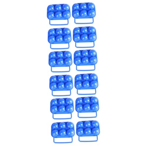 UKCOCO 3 Sätze 4St Eierkarton aufbewahrungsdose storage boxes To-Go-Behälter aus Ei Fall Aufbewahrungsbehälter für Eier Eierknacker tragbar Lagerregal schärfer pp von UKCOCO