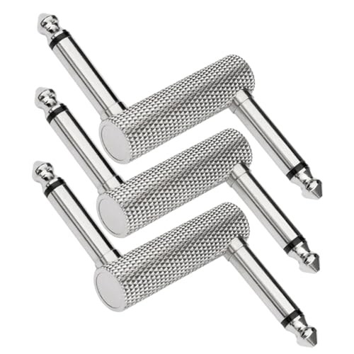 UKCOCO 3 Stücke Adapter für Gitarreneffektpedale Gitarren-Effektpedal Gitarrenpedalanschluss Patch Gitarren Werkzeug gitarrenkabel stoßverbinder für Gitarreneffektpedale Silver UKCOCO 3 Stücke Adapter für Gitarreneffektpedale Gitarren-Effektpedal Gitarrenpedalanschluss Patch Gitarren Werkzeug gitarrenkabel stoßverbinder für Gitarreneffektpedale Silver von UKCOCO