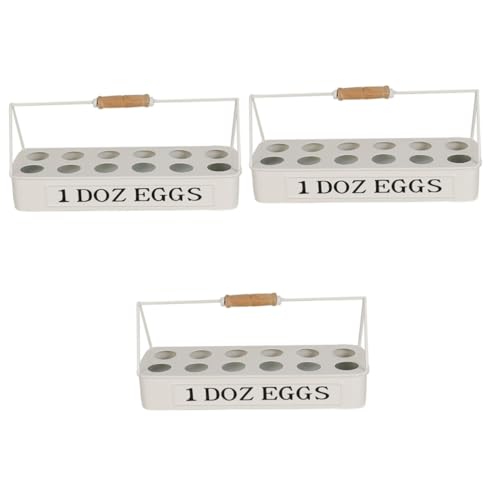 UKCOCO 3 Tragbare Eierablage eiertablett egg tray Hühnereierhalter Eieraufbewahrungskorb kühlschrank organizer Kühlschrank-Eierhalter Eierbehälter Korb zum Fixieren von Eiern Lagerung UKCOCO 3 Tragbare Eierablage eiertablett egg tray Hühnereierhalter Eieraufbewahrungskorb kühlschrank organizer Kühlschrank-Eierhalter Eierbehälter Korb zum Fixieren von Eiern Lagerung von UKCOCO
