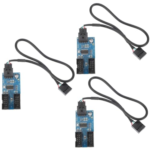 UKCOCO 3St Riser-Karte USB-Hub für Tischmontage Kabeladapter Computer gehäuse pc gehaüse stoßverbinder Mainboard verlängerungskabel Adapter für Portmultiplikator Hauptplatine Konverter von UKCOCO