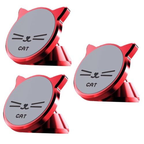 UKCOCO 3st Telefonhalter Für Katzen Auto Magnetische Handyhalterung Telefonhalter Für Die Lüftungsöffnung Im Auto Autohalterungsmagnet Metall Navigationsständer Rotieren Glückliche Katze UKCOCO 3st Telefonhalter Für Katzen Auto Magnetische Handyhalterung Telefonhalter Für Die Lüftungsöffnung Im Auto Autohalterungsmagnet Metall Navigationsständer Rotieren Glückliche Katze von UKCOCO