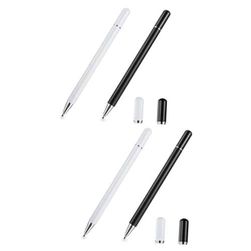 UKCOCO 4 Stück Eingabestift kapazitiver Stift Touchpen für Touchscreen Stift feine Spitze Stift für Touchscreens Touchscreen-Stift Handy Bleistift Feder Stift berühren Rostfreier Stahl von UKCOCO