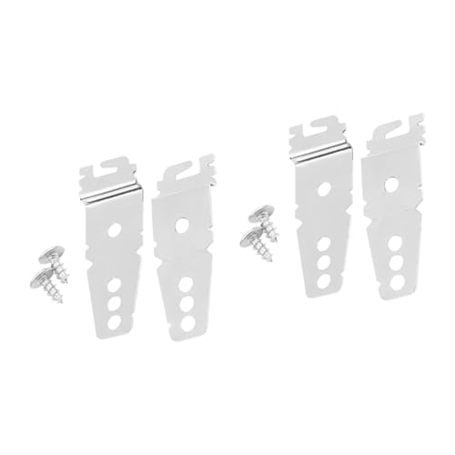 UKCOCO 4 Stück Spülmaschinenständer Befestigungsclips Für Spülmaschinen-clip Montage Der Spülmaschinenhalterung Seitenhalterungen Für Geschirrspüler Komponente Universal- Metall von UKCOCO