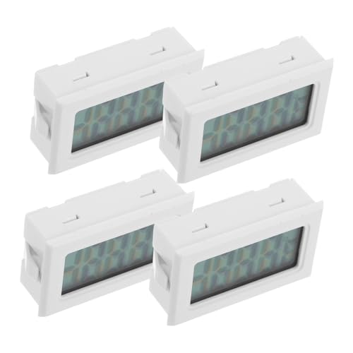 UKCOCO 4 Stück Thermometer Innentemperaturanzeige Wohnmobil-temperaturmonitor Für Haustiere Digitale Temperatur Aräometer Für Pflanzen Digitales Hydrometer Raumthermostat Plastik Weiß UKCOCO 4 Stück Thermometer Innentemperaturanzeige Wohnmobil-temperaturmonitor Für Haustiere Digitale Temperatur Aräometer Für Pflanzen Digitales Hydrometer Raumthermostat Plastik Weiß von UKCOCO