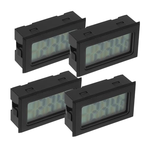 UKCOCO 4 Stück Thermometer Mini-Hydrometer Thermostat für Wohnmobil-Temperaturmonitor für Haustiere Aräometer für Pflanzen Digitale Temperaturanzeige Raumthermostat Plastik Schwarz UKCOCO 4 Stück Thermometer Mini-Hydrometer Thermostat für Wohnmobil-Temperaturmonitor für Haustiere Aräometer für Pflanzen Digitale Temperaturanzeige Raumthermostat Plastik Schwarz von UKCOCO