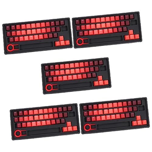 UKCOCO 5 Sätze Tastenkappe Gaming-tastatur Mechanisch Tastaturschutz Mechanische Tastatur Tastaturzubehör Ornament-sets Computertastaturen Tastatur Wechseln Haushalt Schutzfilm Pbt von UKCOCO