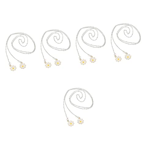 UKCOCO 5st Anti-verlorene Kopfhörerkette Ketten Kopfhörer-Halsband Anti Verlorene Kopfhörerkette Halsband Für Ohrstöpsel Kopfhörer-zubehör Halsschnur Dekorative Kette Rostfreier Stahl von UKCOCO