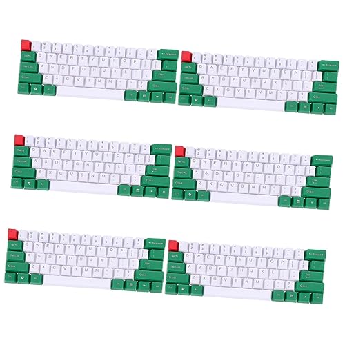 UKCOCO 6 Sätze Tastenkappe Tastatur Zubehör Gaming-tastatur Tastatur Wechseln Schlüsselkappe Tastaturabdeckung Schalter Mechanisch Mechanische Tastaturkappe Büro Rechner Knopf Pbt von UKCOCO