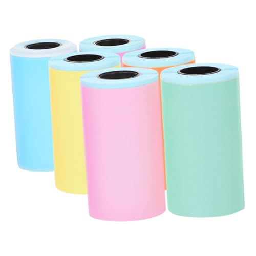 UKCOCO 6Rollen Mini Thermodruckerpapier Selbstklebende Thermoetiketten für Drucker Hochauflösende Ausdrucke für Fotos Notizen Aufkleber Lösung für Kreative UKCOCO 6Rollen Mini Thermodruckerpapier Selbstklebende Thermoetiketten für Drucker Hochauflösende Ausdrucke für Fotos Notizen Aufkleber Lösung für Kreative von UKCOCO