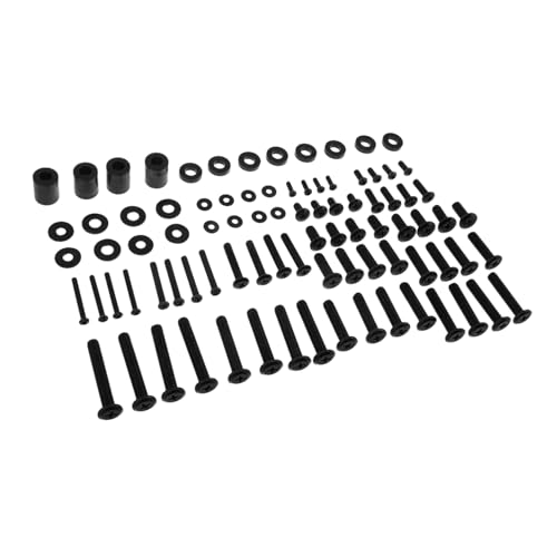 UKCOCO 88 Stück Tv -ständer Montageschrauben Schwere Spiegelbefestigungsteile Computermonitorschraube Hardware Zum Aufhängen Von Regalen Wandanker Für Bücherregal Plastik Black UKCOCO 88 Stück Tv -ständer Montageschrauben Schwere Spiegelbefestigungsteile Computermonitorschraube Hardware Zum Aufhängen Von Regalen Wandanker Für Bücherregal Plastik Black von UKCOCO