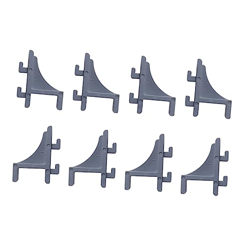 UKCOCO 8 Stücke Kühlschrank Teile Kühlschrank Regal Clips Gefrierschrank Clips Unterstützung Haken Kühler Regal Klammer Zufällige Farbe von UKCOCO
