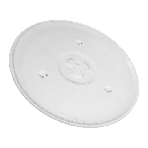 UKCOCO Glasschale Für Die Mikrowelle Austausch Des Mikrowellen-drehtellers Mikrowellenplatte Mikrowelle Ersatzplatte Backofen Drehteller Ofenplatte Mikrowelle Kochplatte Transparent von UKCOCO