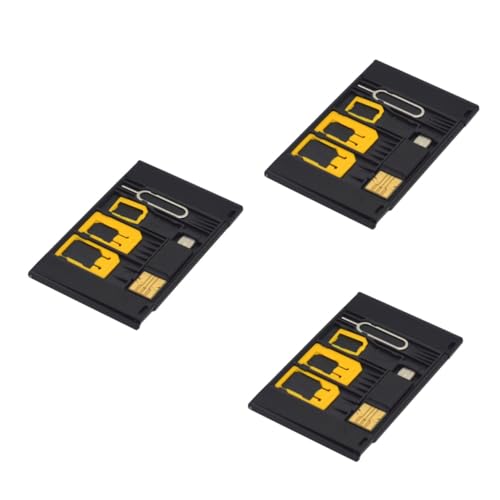 UKCOCO Halter 15 STK Stift Zum Auswerfen des Telefons Kartenhüllen Stift Auswerfen Aufbewahrungsbehälter Kleiner Adapter Mikro-Standard-konverter-kit Handyhülle SIM-kartenhalter von UKCOCO