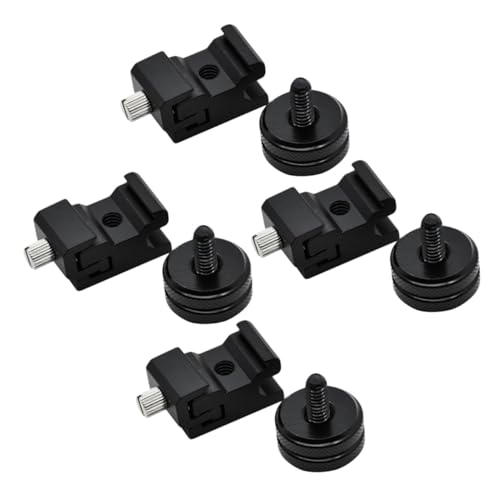 UKCOCO Kamera-Zubehör Kamerastativ Stativ Stativadapterhalterung Blitzschuh-Mikrofonadapter led-Light stativschraube Camera Holder Blitzschuhhalterung DSLR Kamera Rig versorgung Abs Black UKCOCO Kamera-Zubehör Kamerastativ Stativ Stativadapterhalterung Blitzschuh-Mikrofonadapter led-Light stativschraube Camera Holder Blitzschuhhalterung DSLR Kamera Rig versorgung Abs Black von UKCOCO