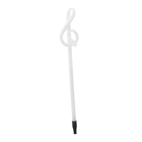 UKCOCO Kugelschreiber mit Musiknoten musikalische Bleistifte Musik Stift Deko-Stifte, Großpackung Musiknotenspielzeug Stift zum Thema Musik Lehrerstift Musik Bleistift Plastik Weiß von UKCOCO
