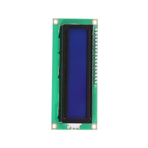 UKCOCO LCD-Modulanzeige kompatibel für Mega R3 Flüssigkristallanzeige Flüssigkristallmodul elektronisches Bauteil 1602a serielles LCD-Modul LCD Bildschirm Charakter i2c von UKCOCO