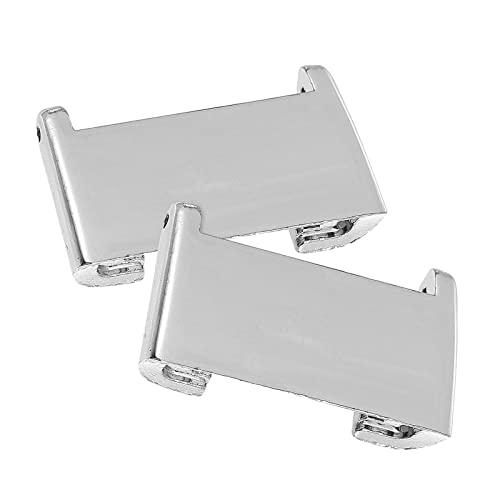 UKCOCO Adapter Für Armband Kompatibel Mit Mi Watch 2 Silberne Verbindungsstücke Für Uhrenarmbänder Zubehör Für Smartwatch Armbänder von UKCOCO