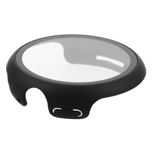 UKCOCO PC Case Transparent Protector Zubehör Gehäuse Schutzhülle Cover Gesichtsschutz Reiseetui Gehärtetes Glas Schwarz von UKCOCO