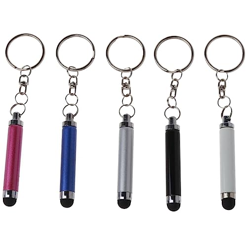UKCOCO Schlüsselanhänger 5 Stück Schlüsselanhänger-Eingabestift Kapazitiver Touchscreen-Eingabestift Stifte von UKCOCO