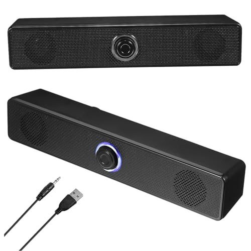 UKCOCO Sound Bar Lautsprecher Mit Hochwertigem Stereo-Sound Kompakte Und Tragbare Soundbar Für Tv Pc Laptop Und Tablets Einfache Verbindung Langanhaltende Nutzung UKCOCO Sound Bar Lautsprecher Mit Hochwertigem Stereo-Sound Kompakte Und Tragbare Soundbar Für Tv Pc Laptop Und Tablets Einfache Verbindung Langanhaltende Nutzung von UKCOCO