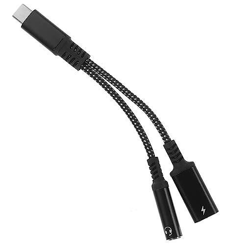UKCOCO USB-C-Adapter USB-C-Auf-3 5-Mm-Kopfhörer- Und Ladegerät-Adapter: 2-In-1-Usb-C-Auf-Aux-Audio-Buchse Und Kabel Für S23 S22 S21 S20 Ultra Note 20 S10 S9 Und Andere USB-C-Geräte von UKCOCO