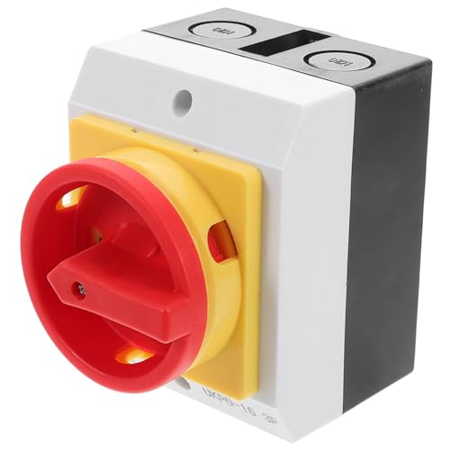 UKCOCO Universeller Elektrischer Lasttrennschalter wasserdichte Box Langlebig für Außenbereich Versiegelte Hauptstromabschaltung für Zuverlässigen Motorschutz UKCOCO Universeller Elektrischer Lasttrennschalter wasserdichte Box Langlebig für Außenbereich Versiegelte Hauptstromabschaltung für Zuverlässigen Motorschutz von UKCOCO