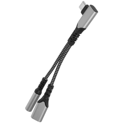 UKCOCO Usb C auf 3 5 Mm Audioadapter für Kopfhörer 60 w Schnelles Aufladen Biegsames Type-c-kopfhörer-splitterkabel Kompatibel mit Usb-sound UKCOCO Usb C auf 3 5 Mm Audioadapter für Kopfhörer 60 w Schnelles Aufladen Biegsames Type-c-kopfhörer-splitterkabel Kompatibel mit Usb-sound von UKCOCO