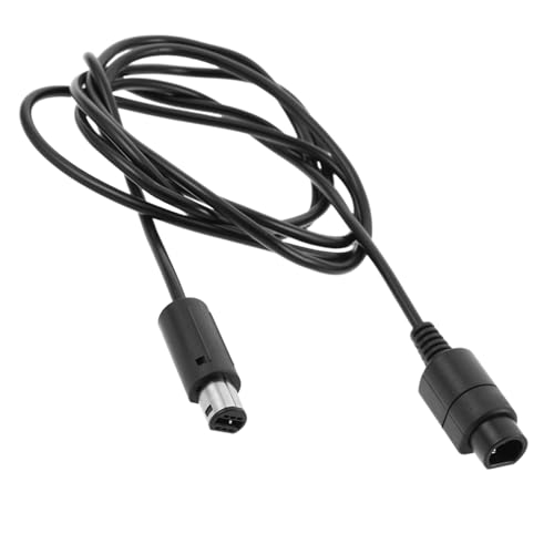 UKCOCO Verlängerungskabel behandeln Controller -Erweiterungszubehör erweitertes Controller -Kabel Game Controller Drahtverlängerung Gamepad Cable Extender Gamepad Wire Extender PVC Black von UKCOCO