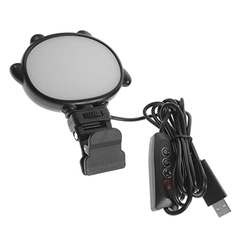 UKCOCO Verstellbares LED Kameralicht Clip für Streaming Videokonferenzen Fotografie Langlebiges Design für Tablet Gleichmäßige von UKCOCO