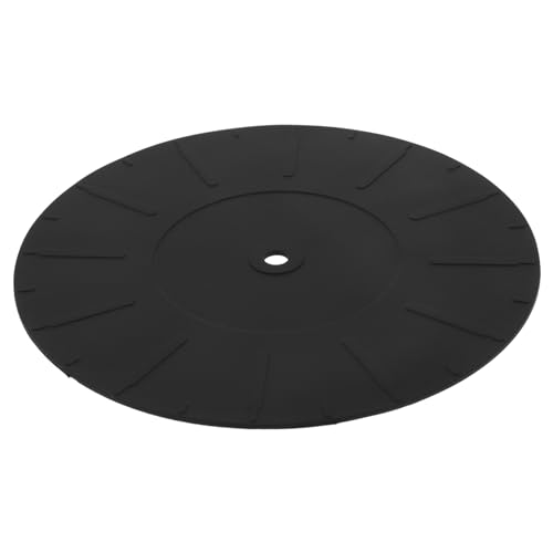 UKCOCO Vinyl Recorder Schutzmatte aus Silikon Langlebige Antistatische Slipmat zur Vibrationseindämmung Geräuschreduzierung von UKCOCO