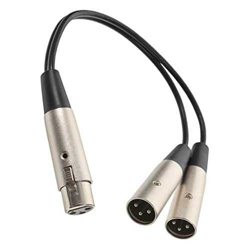 UKCOCO Xlr Kabel Splitter Weiblich Männlich Hochwertiges Mikrofonkabel mit Sauerstofffreiem für Professionelle Audioanwendungen Kompatibel UKCOCO Xlr Kabel Splitter Weiblich Männlich Hochwertiges Mikrofonkabel mit Sauerstofffreiem für Professionelle Audioanwendungen Kompatibel von UKCOCO