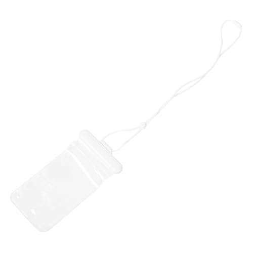 UKCOCO wasserdichte Handytasche wasserdichtes Gehäuse klein Handyhülle unter Wasser Mobiltelefontasche Smartphone-Tasche Handy wasserdichte Hülle TPU Weiß von UKCOCO