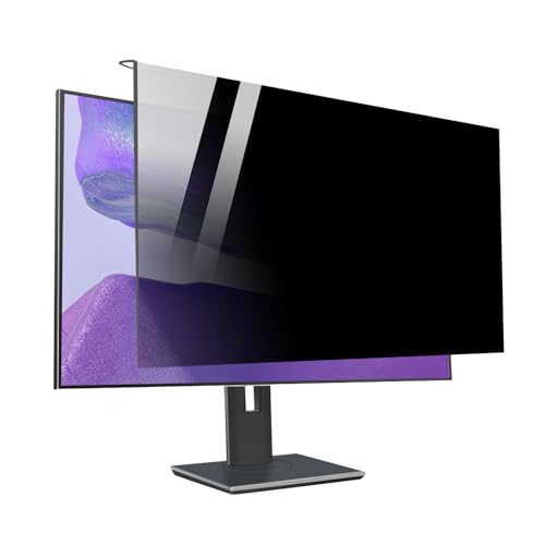 UKDUANWEI 18-32-Zoll-Acryl-abnehmbarer Bildschirmfilterfilm, Hanging Privacy Screen Shield, Anti Blue Light Screen Protector Panel Widescreen-Rahmen (32in 730x440mm) von UKDUANWEI