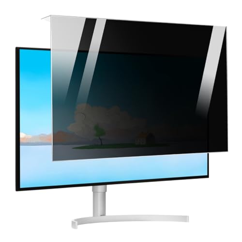 UKDUANWEI 18-32 Zoll Blickschutzfilter für Computer-Breitbildmonitor, Anti-Blaulicht hängender Blickschutzfilter (32in 730x440mm) von UKDUANWEI